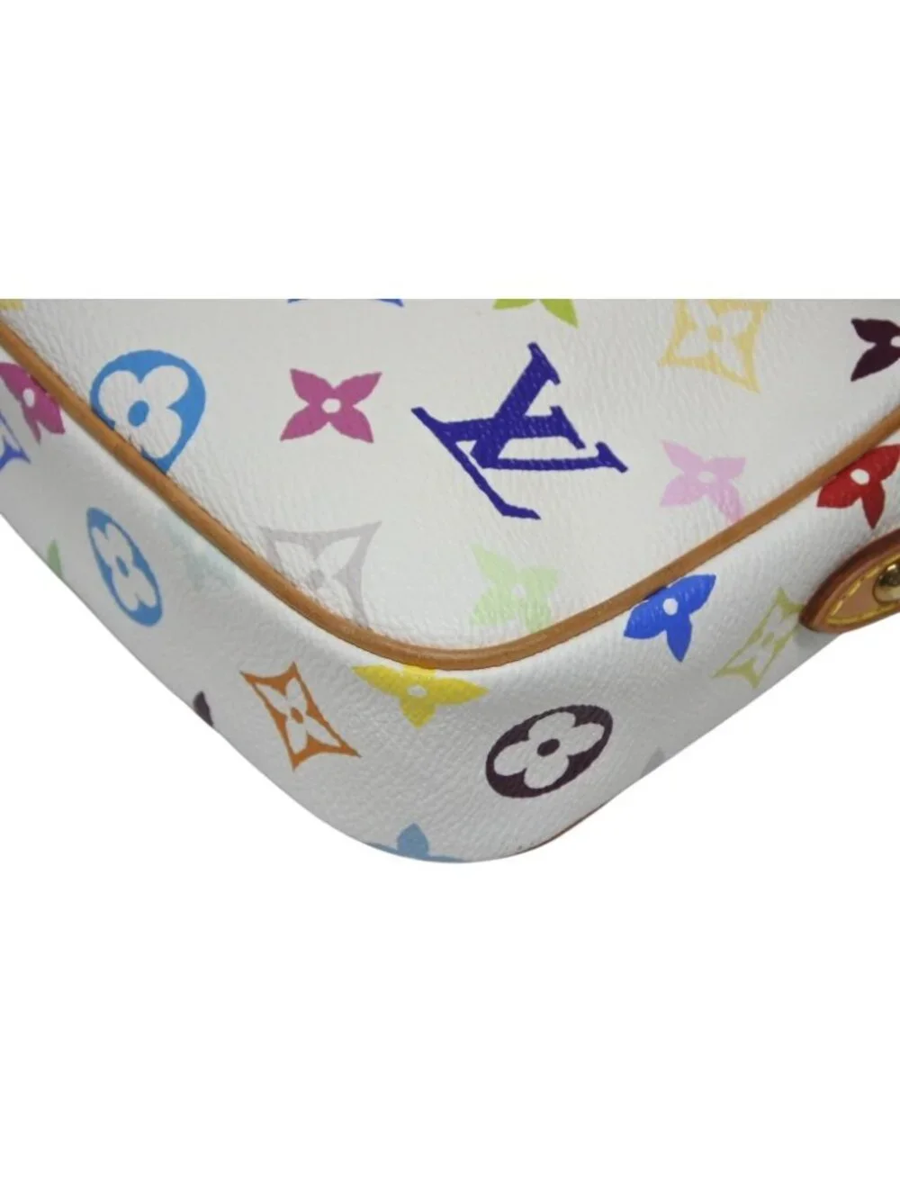 Louis Vuitton Shoulder Bag Lift Blanc Monogram Multicolor Gold